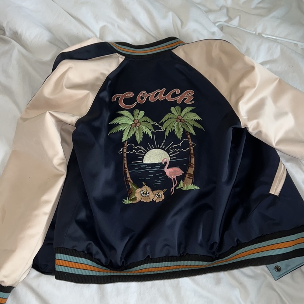 Coach Letterman Jacket Reversible - image 6